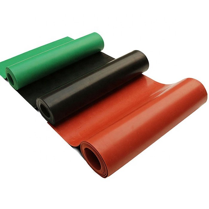 SBR rubber sheet black waterproof neoprene rubber sponge sheet with polyester fabrics
