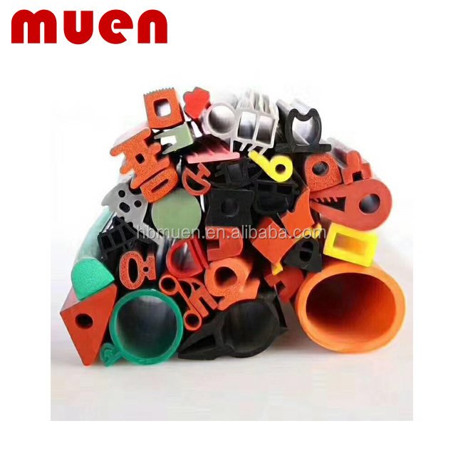 Factory custom silicone shaped sealing strip dense strip foaming machinery packaging automotive color sealing strip