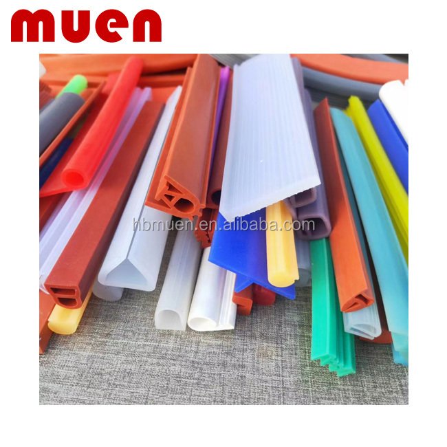 Factory custom silicone shaped sealing strip dense strip foaming machinery packaging automotive color sealing strip
