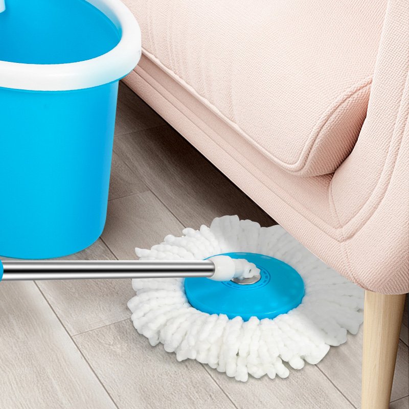 Magic Microfiber Spin Cleaning Mops Free Hand Swring Mop with Bucket Flat Squeeze Magic Automatic Home Kitchen Floor Cleaner
