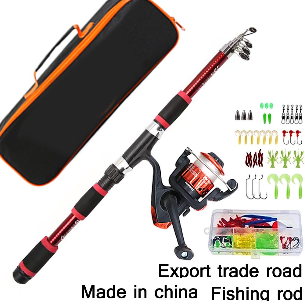 2024 Hot Selling Ultra Short Rod Combination Portable Mini Rod Set Sea Rod Set Fishing Gear Set Suitable for Sea Fishing