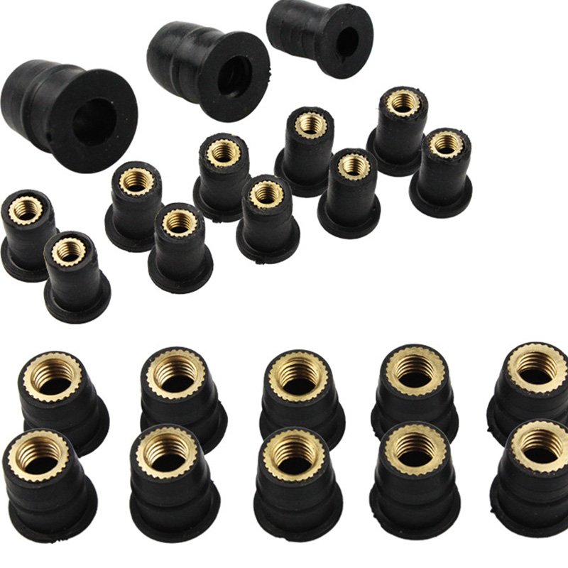 Rubber Nutsert Blind Fastener Rivet Nut M5 M6 M8 Accessories Fixing Motorcycle Nut Fastener And Fishing Kayak Accessories