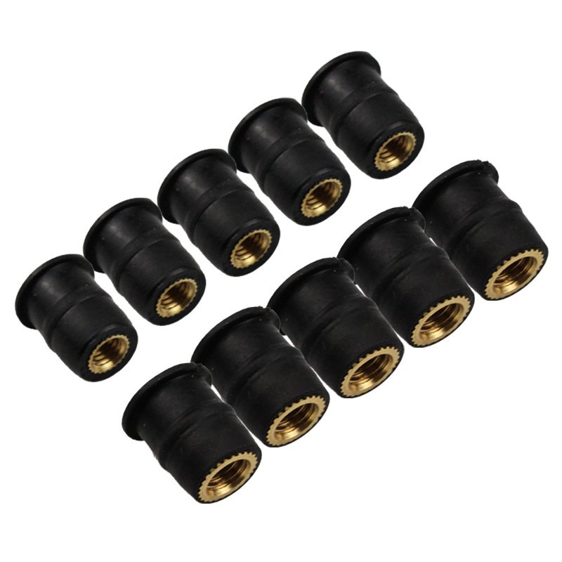 Rubber Nutsert Blind Fastener Rivet Nut M5 M6 M8 Accessories Fixing Motorcycle Nut Fastener And Fishing Kayak Accessories