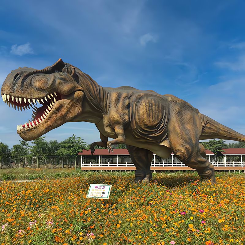 Factory Realistic Dinosaur Silicone Rubber Animatronic Model
