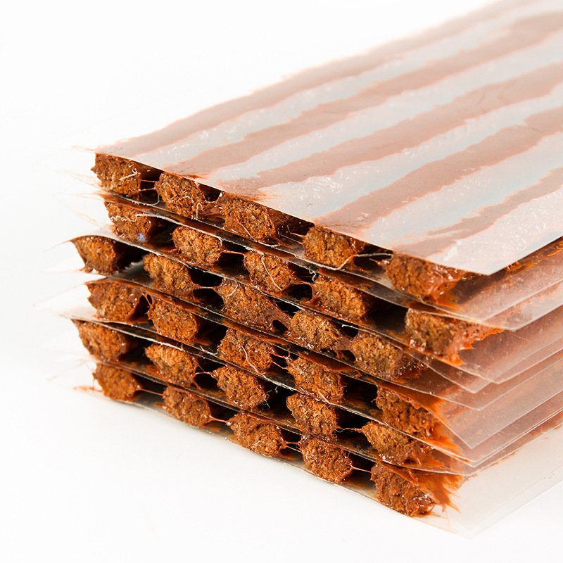 Tire Repair Strings 100mm Rubber Strip Tire Repair Plugs Self Vulcanizing Tire Repair Kit Bacon Strips for car truck
