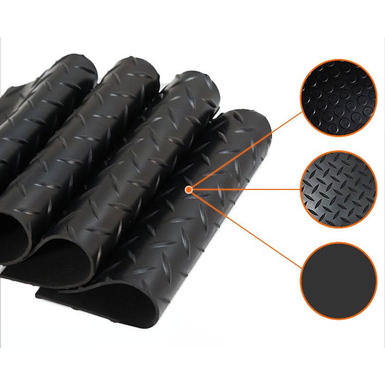 Cheap Outdoor Willow Leaf Pattern Rubber Rolls 3mm Rubber Flooring Plate colorful eva foam anti slip natural rubber sheet