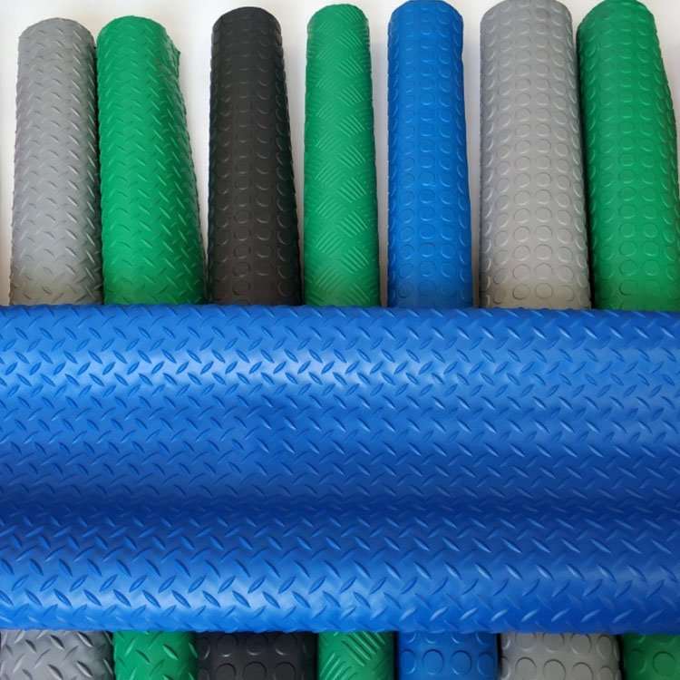 Cheap Outdoor Willow Leaf Pattern Rubber Rolls 3mm Rubber Flooring Plate colorful eva foam anti slip natural rubber sheet