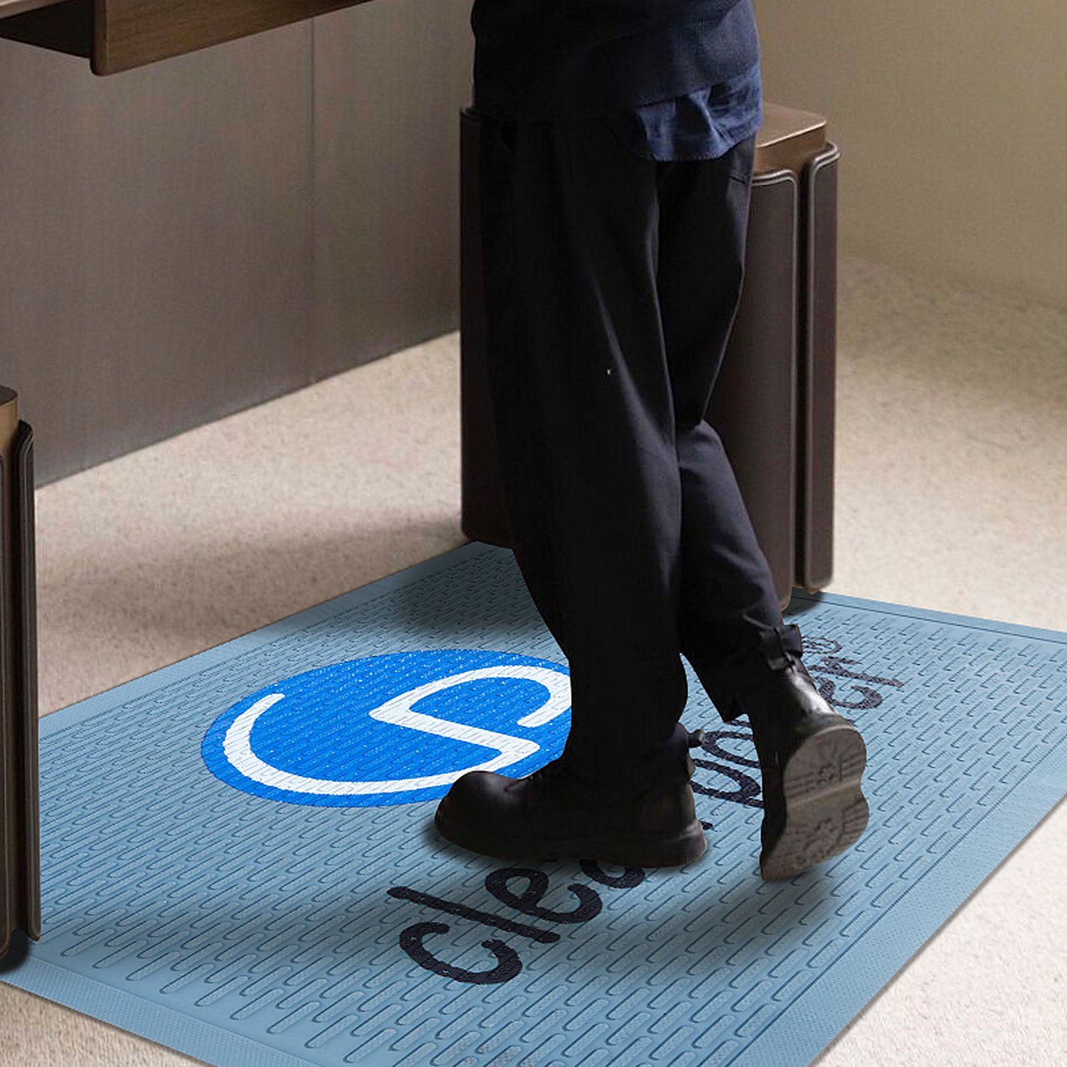 Kitchen non slip mats industrial Anti fatigue logo mat Outdoor Anti-UV Rubber Floor Mat