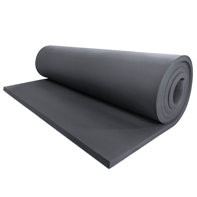 Bellsafe Elastomeric Rubber Foam Insulation Sheet NBR Foam Rubber Insulation Roll For Cooling System