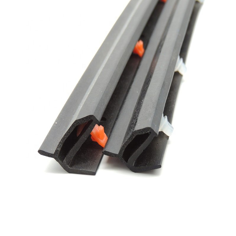 Car window glass run flocked weather rubber seal strip/car window rubber