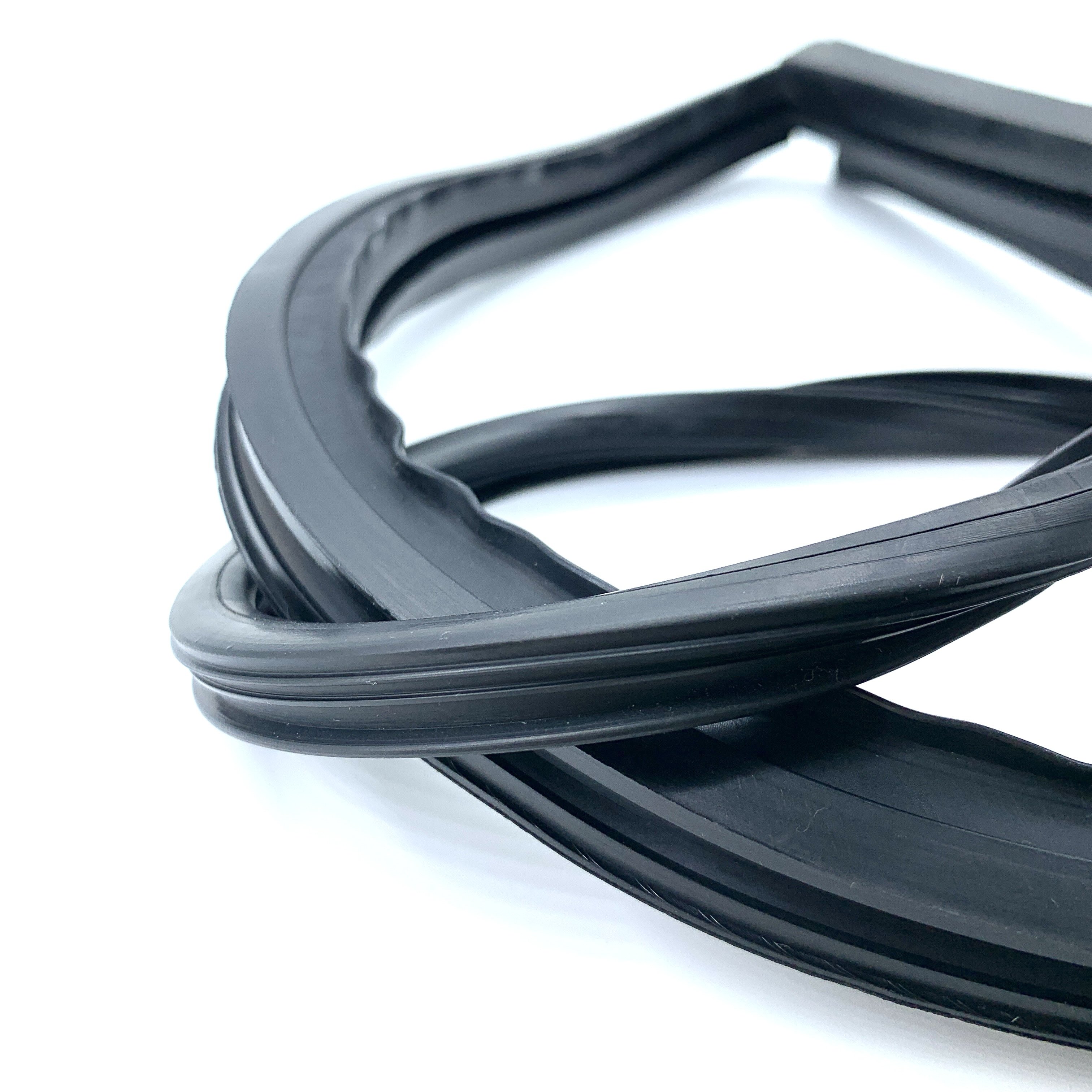 High Quality Customizable Automotive Soundproof Folding Windows Glass Vertical Angle Rubber Gasket Seal Two-Sided Moulding