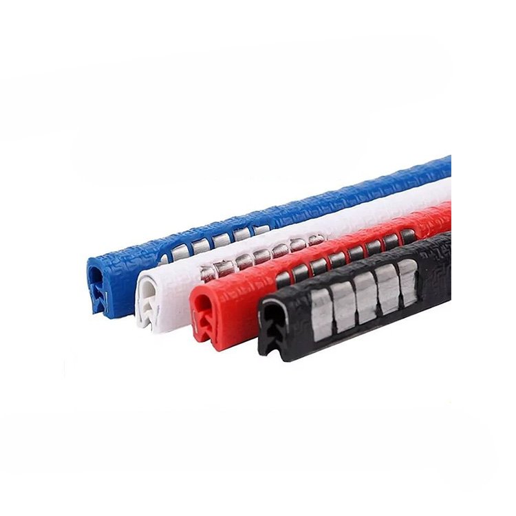 Anti-collision Rubber Strips Sheet Edge Protection Rubber Strip U-shaped Seal With Built-in Steel Strip