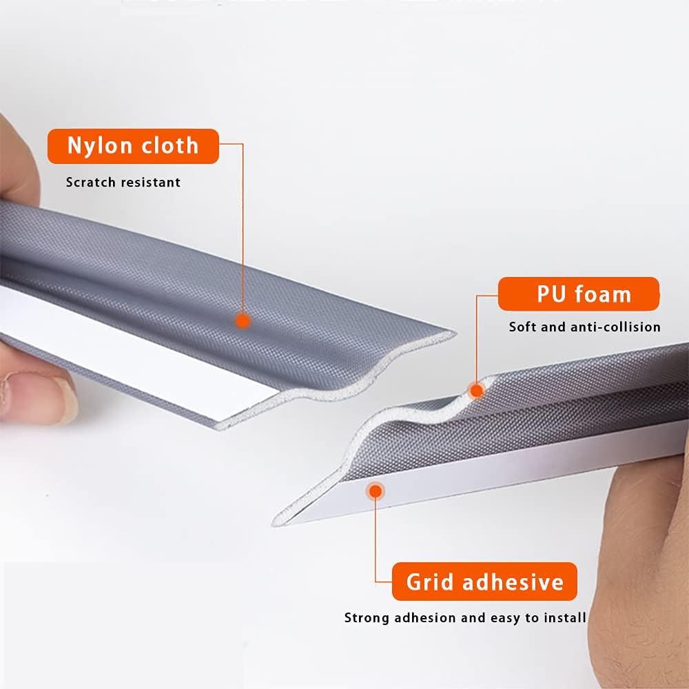 PU shape self adhesive foam window seal strip for doors weatherstrip antitheft door seal strip