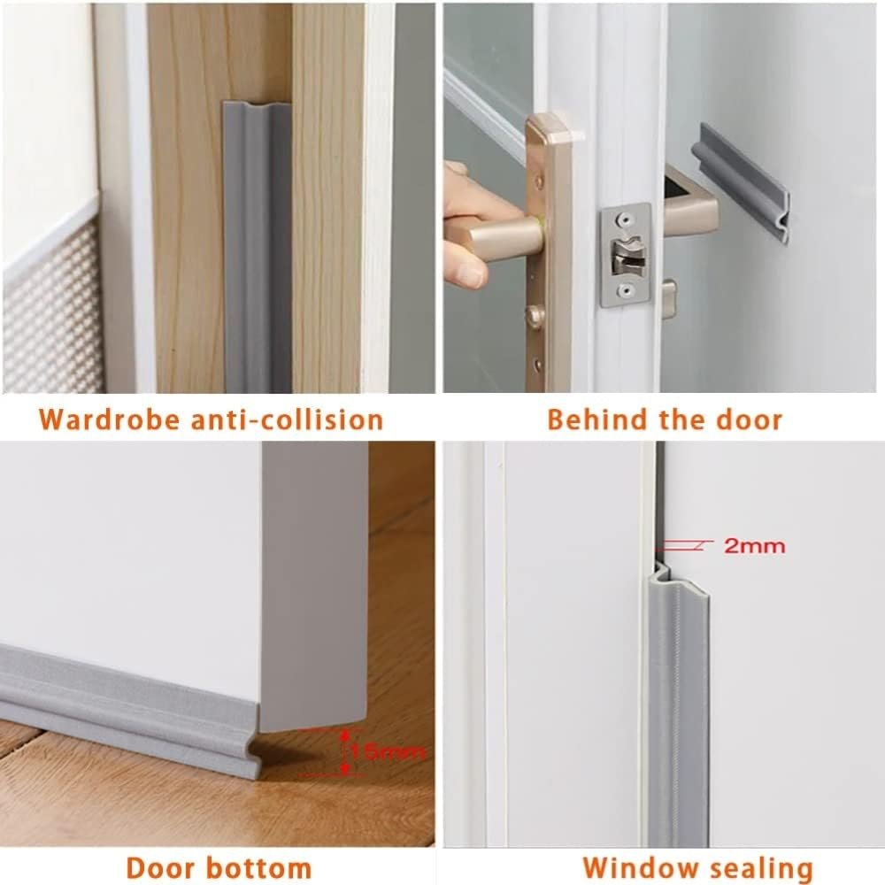 PU shape self adhesive foam window seal strip for doors weatherstrip antitheft door seal strip