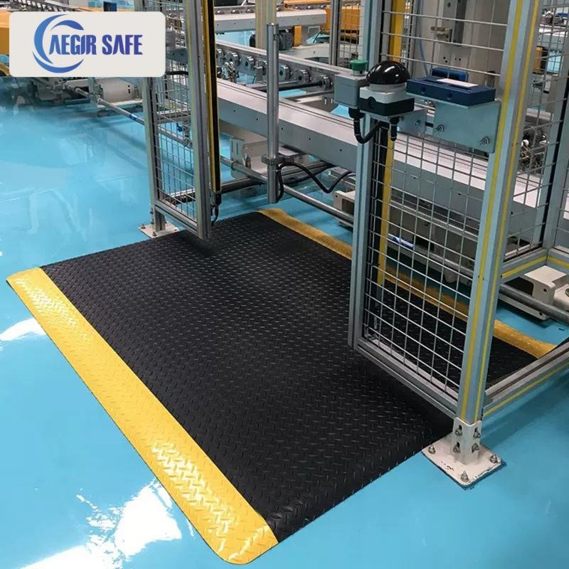 AEGIRSAFE Industrial Rubber Floor Mats PVC Floor Anti-fatigue Mats