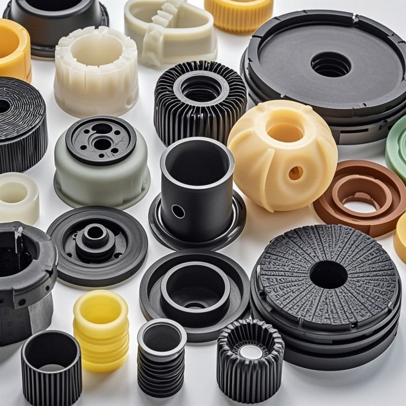 HYM High quality compression molded silicone made rubber product automotive rubber parts custom silicone part