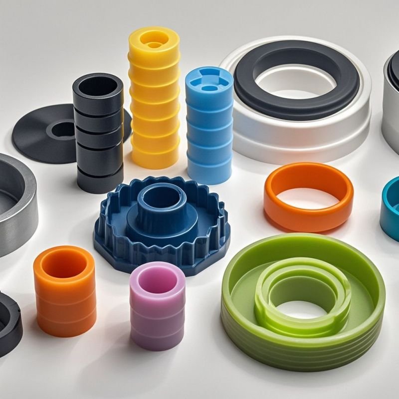 HYM High quality compression molded silicone made rubber product automotive rubber parts custom silicone part