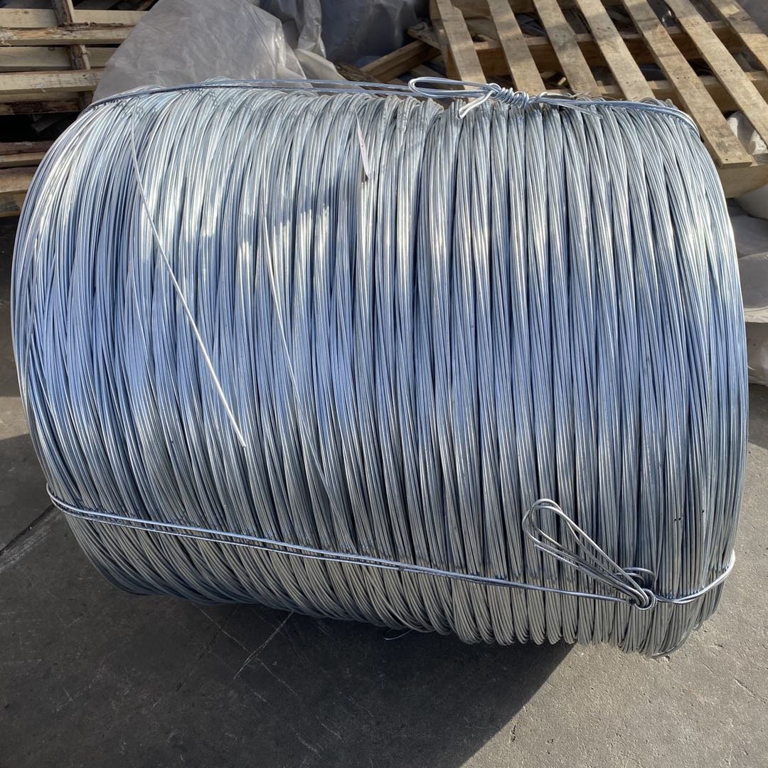 Factory Supplied Price 0.8mm Q195 Q235 Hot Dipped Galvanized Binding Iron Steel Gi Wire For Industry Construction