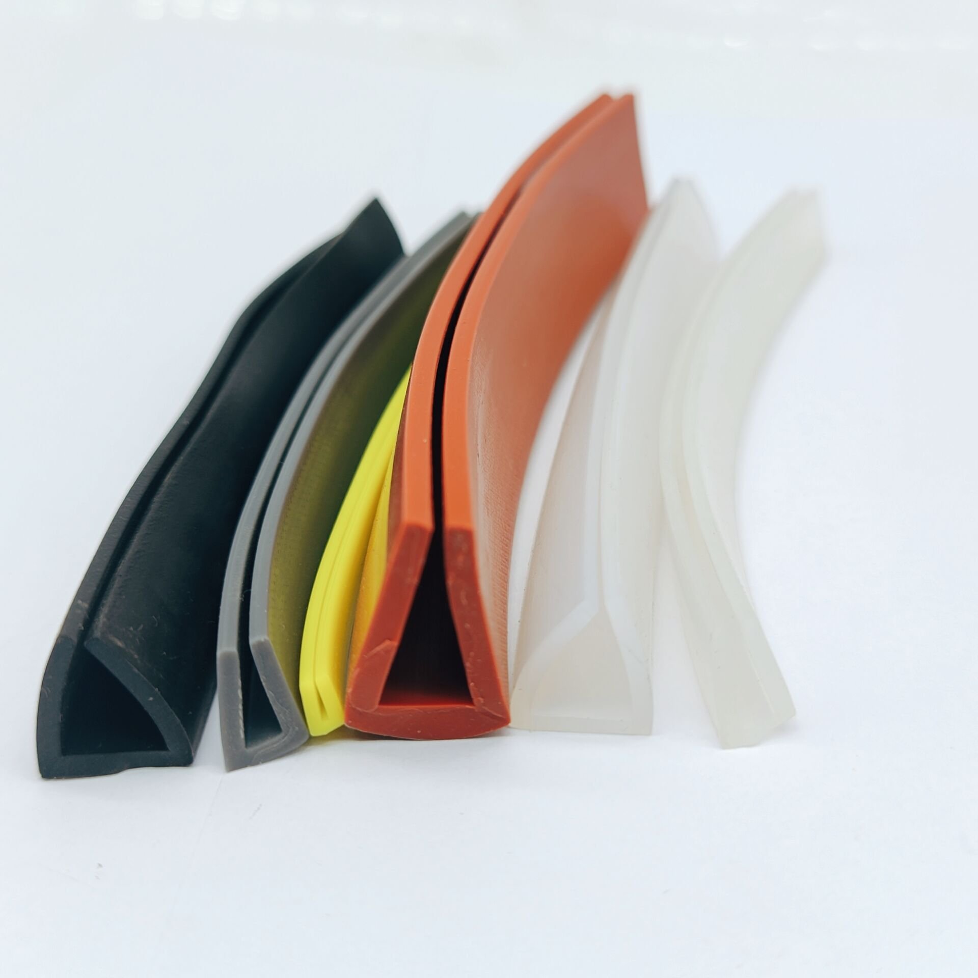 Guaranteed quality all kinds of rubber products customization support u-shaped silicone rubber strips