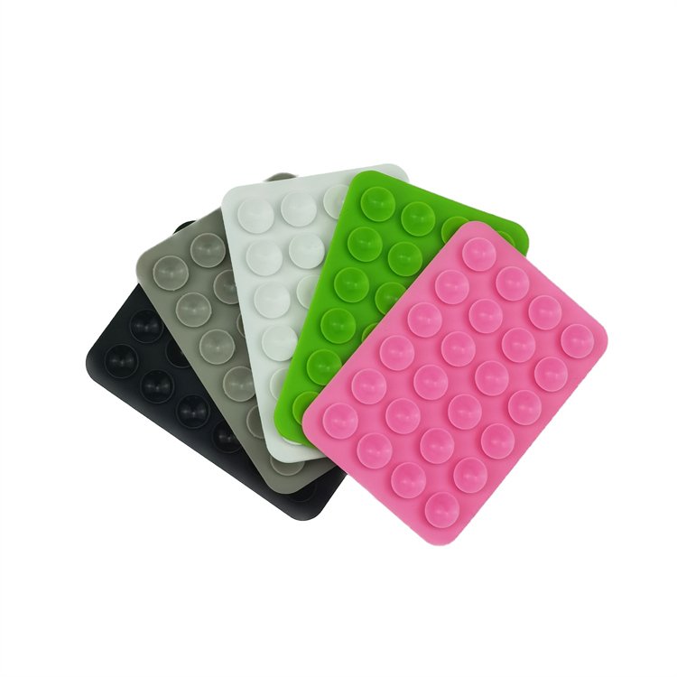Rubber Suction Phone Case Adhesive Mount Compatible for iPhone for Android Cellphone Cases Anti-Slip Suction Phone Case