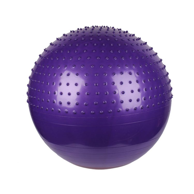 65cm pvc massage ball sports fitness exercise half yoga half massage ball