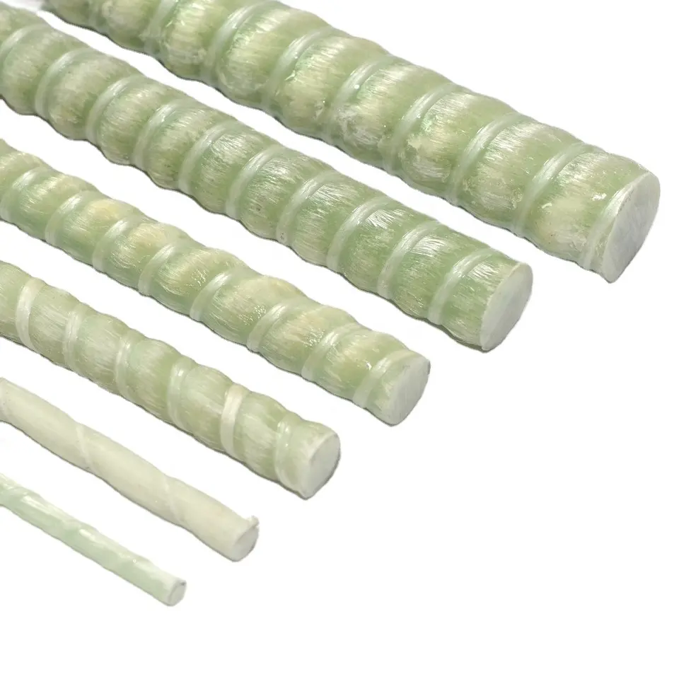 High Performance Fiberglass Rebar 10mm 12mm GRP/FRP Rebar Fiber Glass Rebar Manufacturer For Concrete Reinforcement