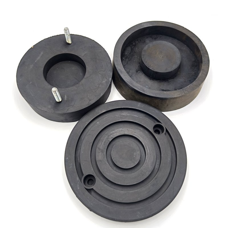 Rubber pads for elevator jacks, various models of automotive chassis rubber pads
