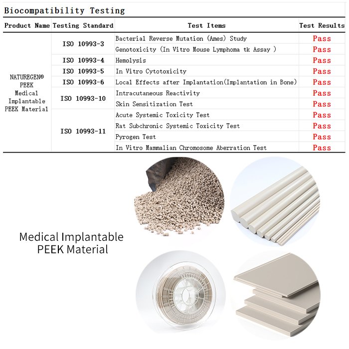OEM factory high quality medical grade peek raw materials implantable peek plastic rod