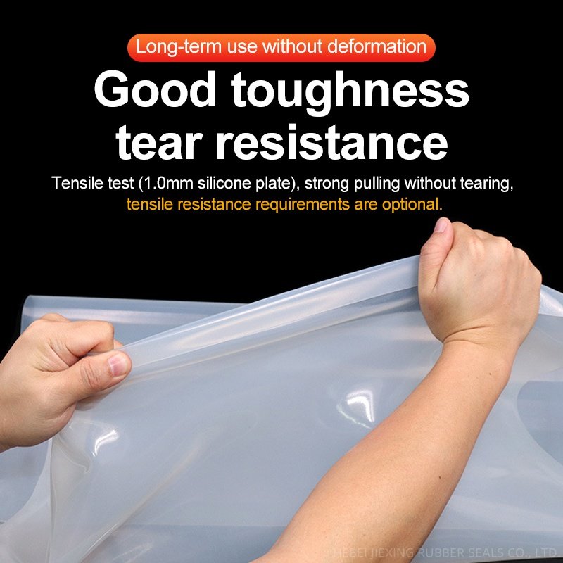 0.5 mm 1mm 2mm 3mm 4mm Clear Elastic Silicone Rubber Sheet