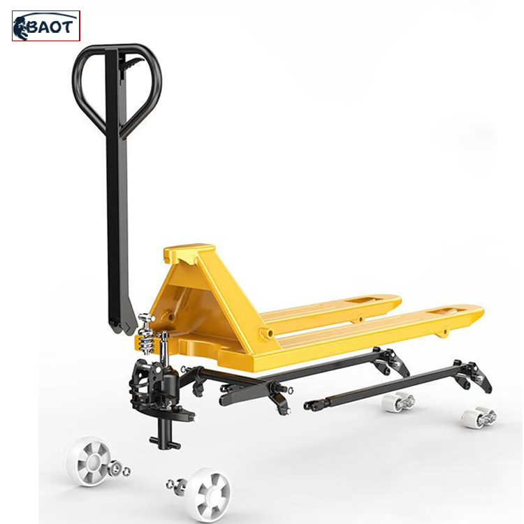 Baot forklift manual handling trolley transpalet 2500kg Hand Pallet Jack in china