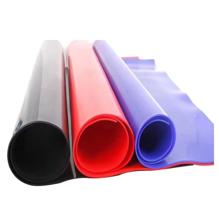 Industrial pvc eva foam sheet silicone rubber sheet 0.5mm 1.2mm gum rubber sheet