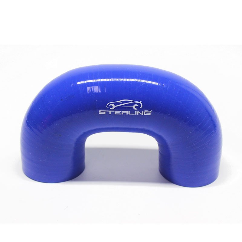 Customized Size and Color 1.5 Inch 180 Degree Heat Resistant Silicone Rubber Hose Tube Cutting and Moulding Services Available