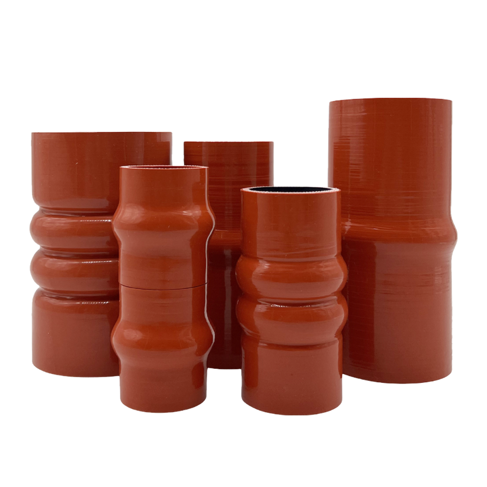 Custom Automotive Truck Silicone Hump Hose Car Truck Flexible Turbo Intercooler Braided Corrugated Hump Coupler Silicone Hose