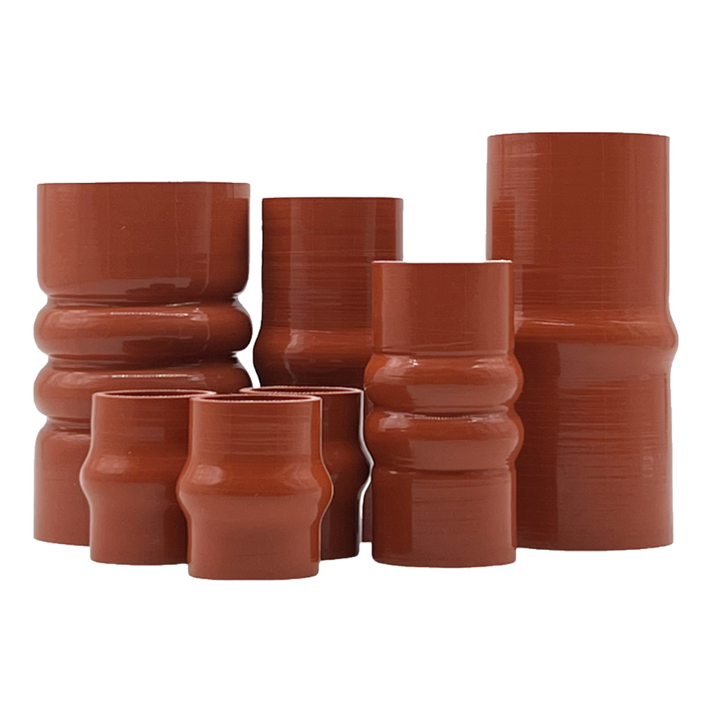 Custom Automotive Truck Silicone Hump Hose Car Truck Flexible Turbo Intercooler Braided Corrugated Hump Coupler Silicone Hose