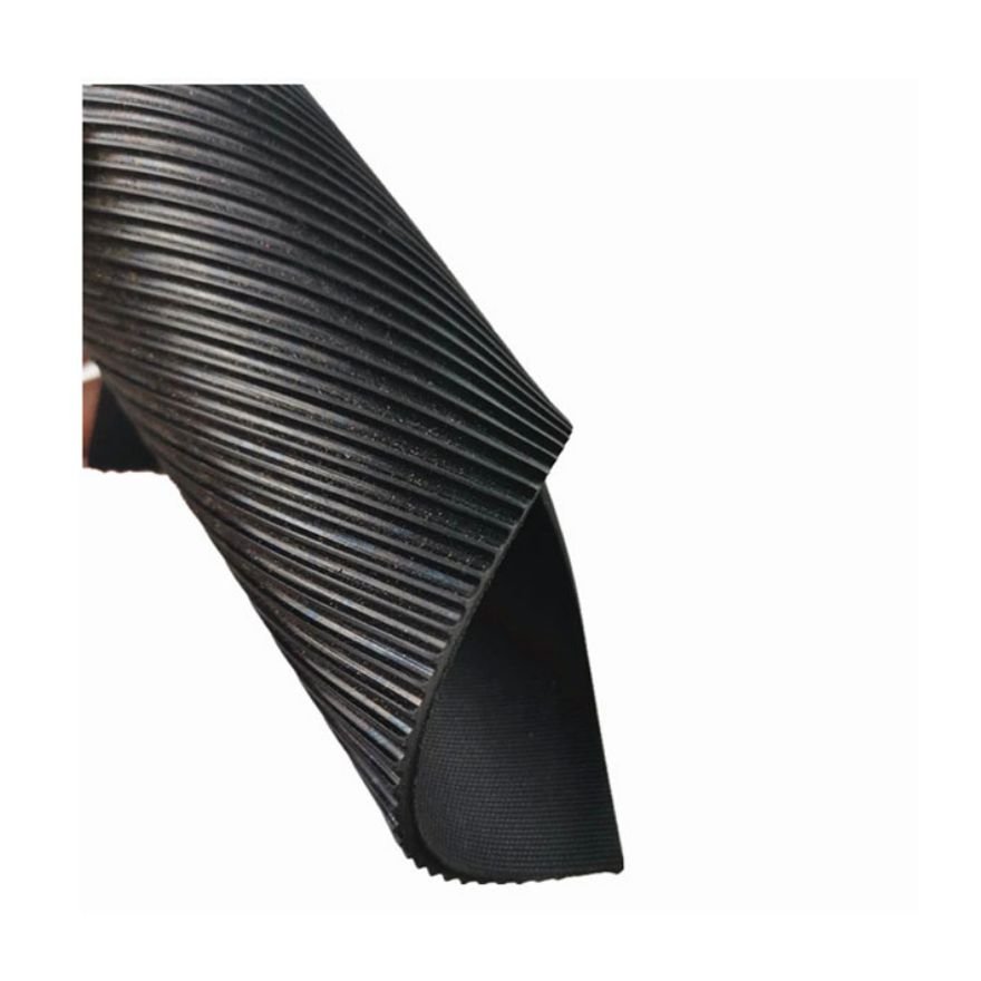 3mm-6mm Black Color Fine Ribber Pattern Rubber Mats Floor Sheet for Car