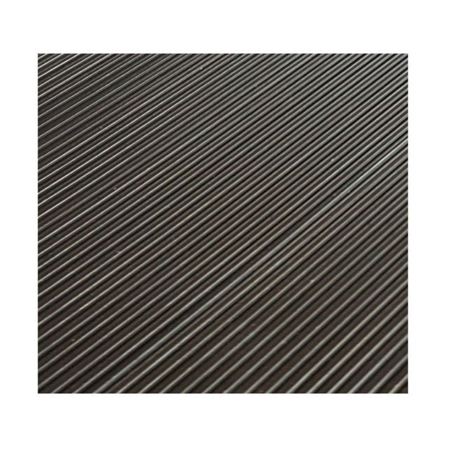 3mm-6mm Black Color Fine Ribber Pattern Rubber Mats Floor Sheet for Car