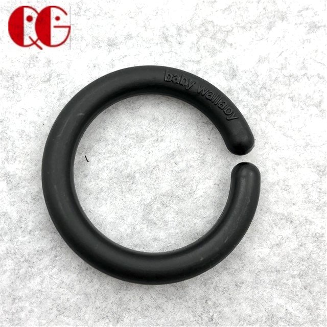 Hooks for Bathroom Shower Rod Wholesale Shower Silent Plastic Curtain Opening Ring with loop for Bath