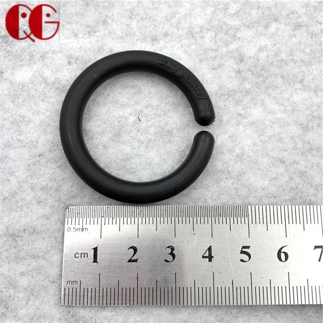 Hooks for Bathroom Shower Rod Wholesale Shower Silent Plastic Curtain Opening Ring with loop for Bath