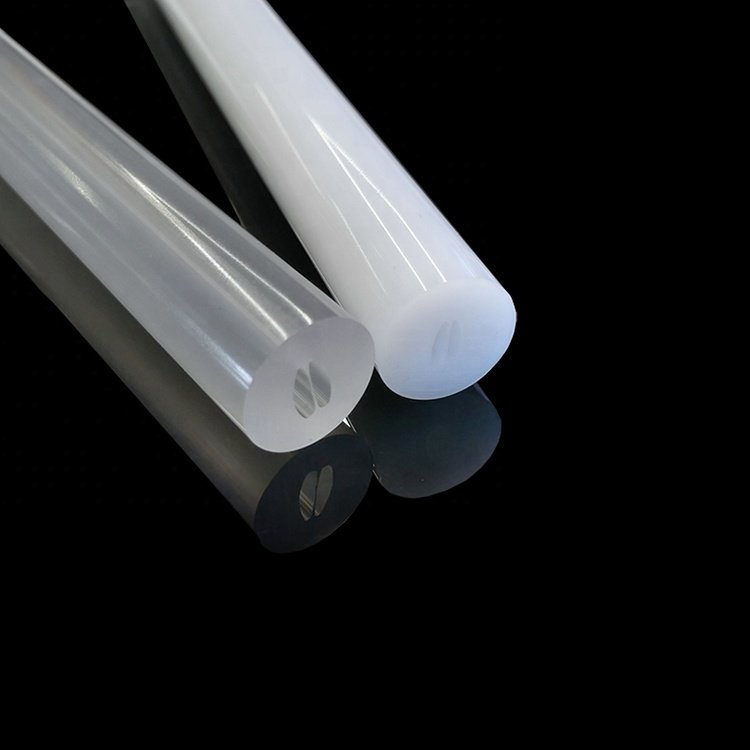 DHT-00136 Best Selling Round Acrylic PMMA Extrusion Transparent And Milky Craft Cylinder Solid Rod Suitable For LED Light