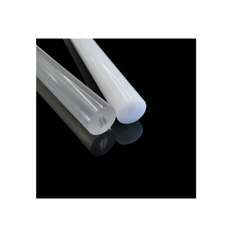 DHT-00136 Best Selling Round Acrylic PMMA Extrusion Transparent And Milky Craft Cylinder Solid Rod Suitable For LED Light