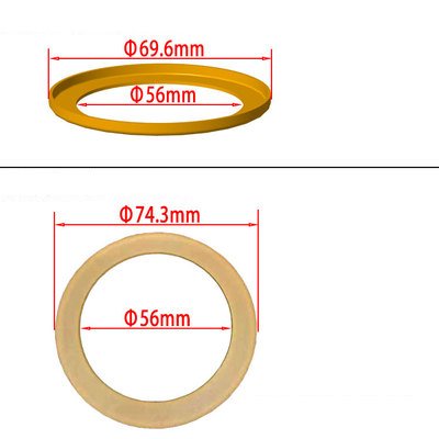 Factory Wholesale Oil-free silent air compressor air pump parts Leather bowl cylinder