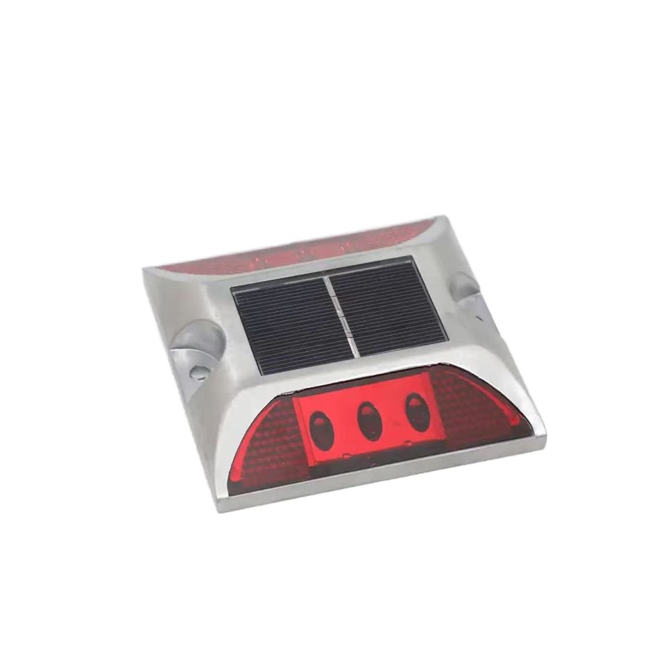 LED Solar Powered Traffic Barricade Lamp Traffic Warning Light