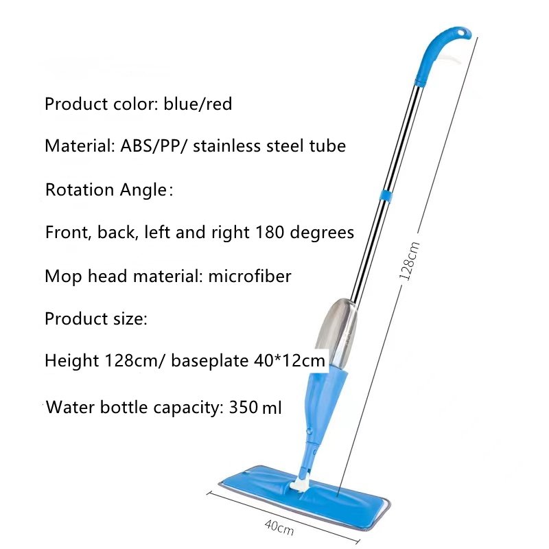 2024 hot Household floor cleaning flat mop microfiber mop 360 healthy water spray mop
