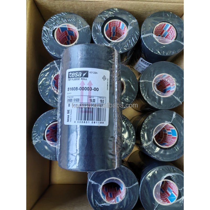 19mm x 15m, tesa 51608 PET fleece tape, Automotive noise prevention applications