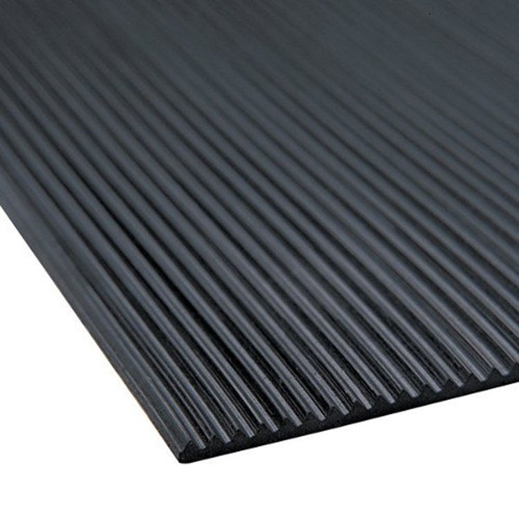 Nice Price Deep V Fine Ribbed Rib Rubber Floor Sheet Mats