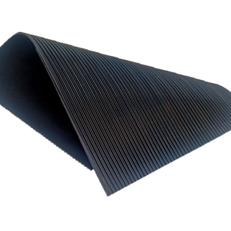 Nice Price Deep V Fine Ribbed Rib Rubber Floor Sheet Mats
