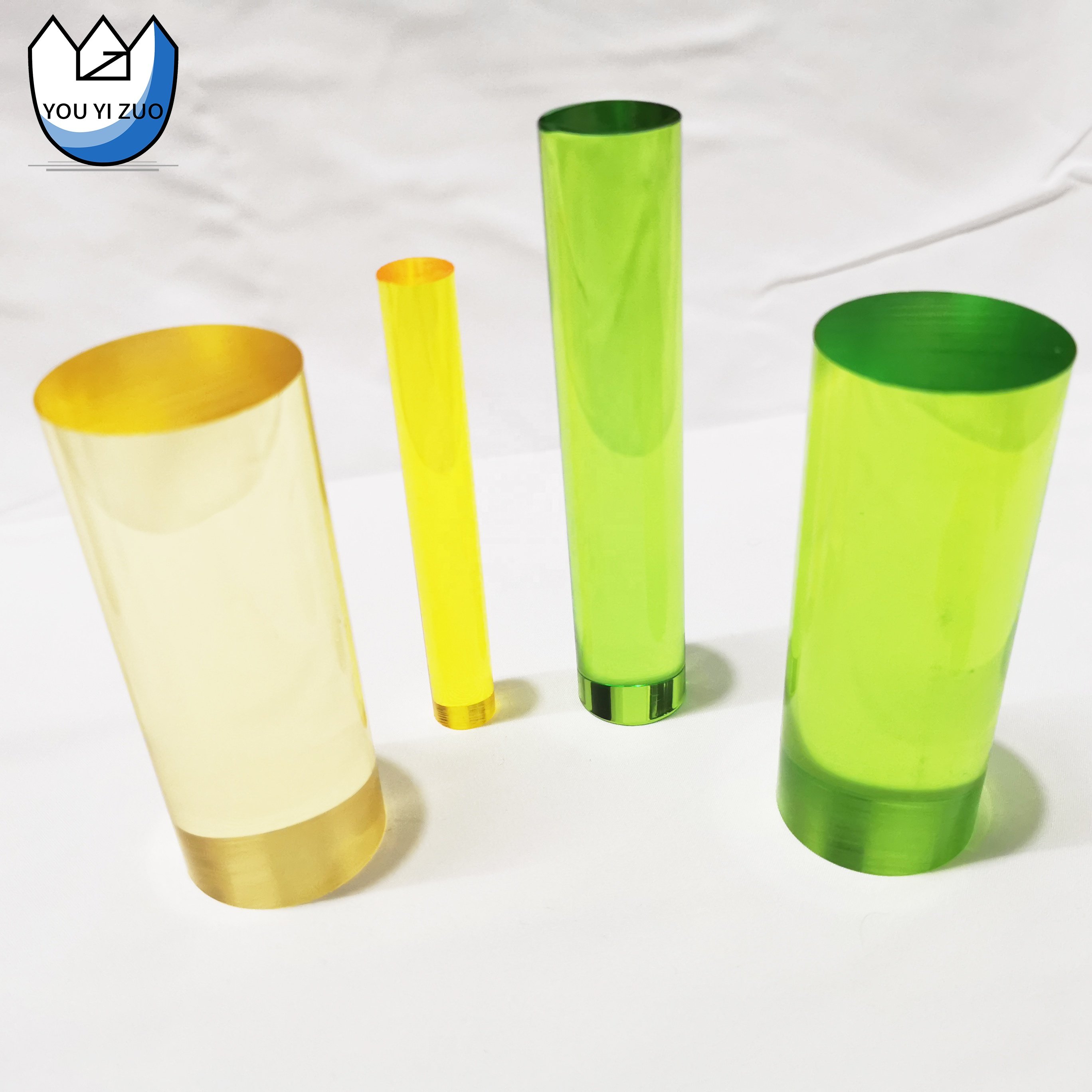 YOUYIZUO Acrylic Rod Colored Factory Best Price Color Transparent Acrylic LED Decorative Rod Durable Acrylic bar