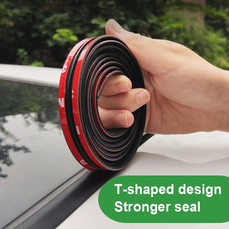T-type Auto Roof Windshield Car Sunroof Rubber Protector Seal Strip Window Seals