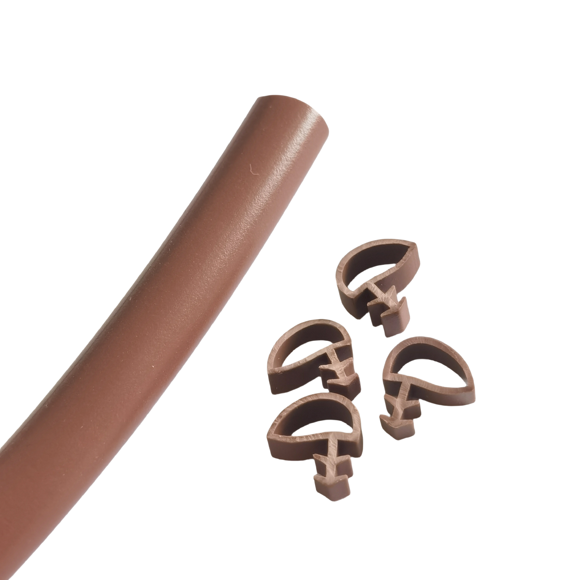 Brown Rubber Door Window Edge Seal Protector Strip