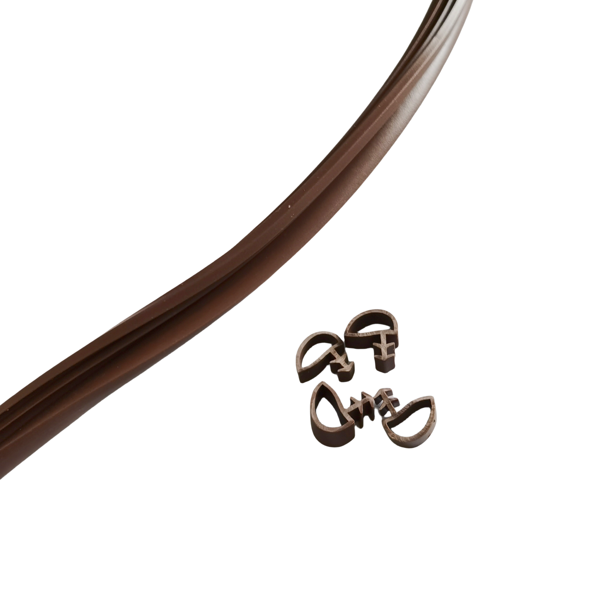 Brown Rubber Door Window Edge Seal Protector Strip